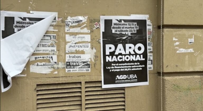 Universidades públicas argentinas realizan paro por financiamiento y reclamos salariales
